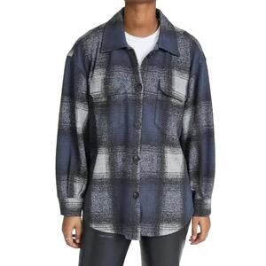 Z Supply Blue Utility Jacket with Relaxed Fit